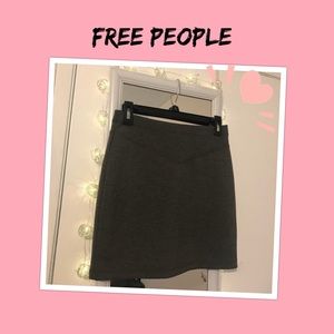🌈 Free People 🌈 Gray mini skirt